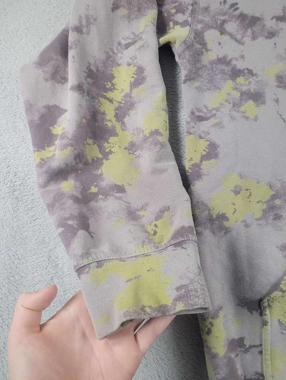 Lululemon All Yours Hoodie Orbital Tie Dye Mauve Grey Multi - Picture 6 of 16